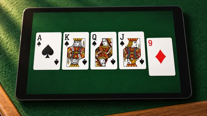 Peluang flush setelah deal video poker