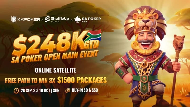 Free Route to South Africa Poker Open