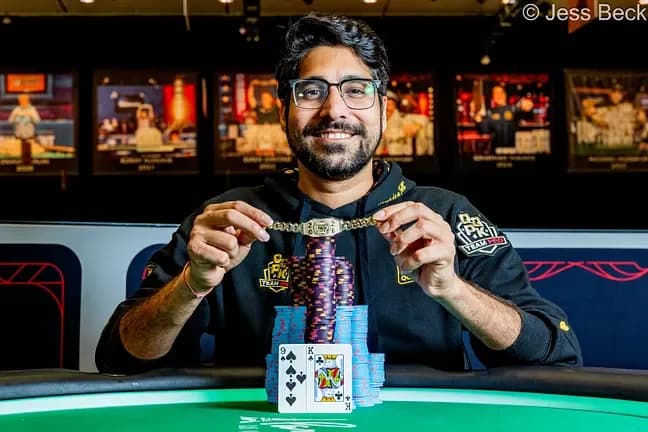 니샨트 샤르마, WSOP 첫 브레이슬릿 획득
