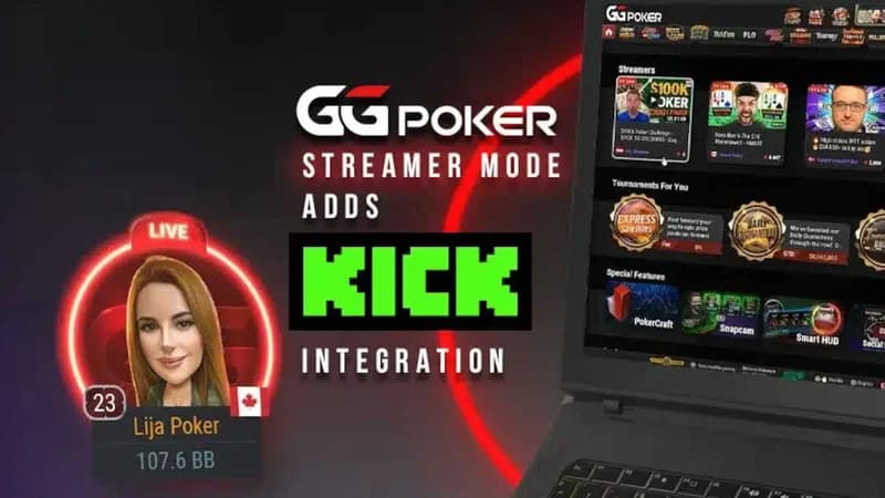 GGPoker直播模式登陆Kick