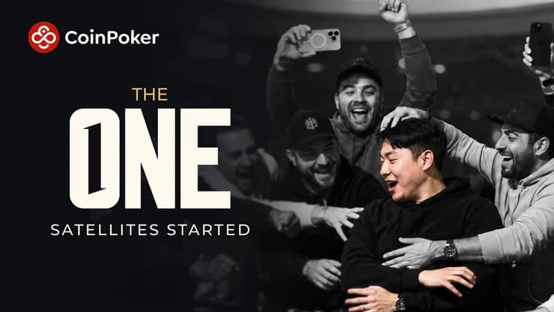 CoinPokerが無料でThe Oneへ、500万ドル保証