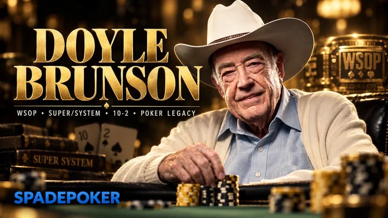 도일 브런슨: WSOP 10개 팔찌와 전설