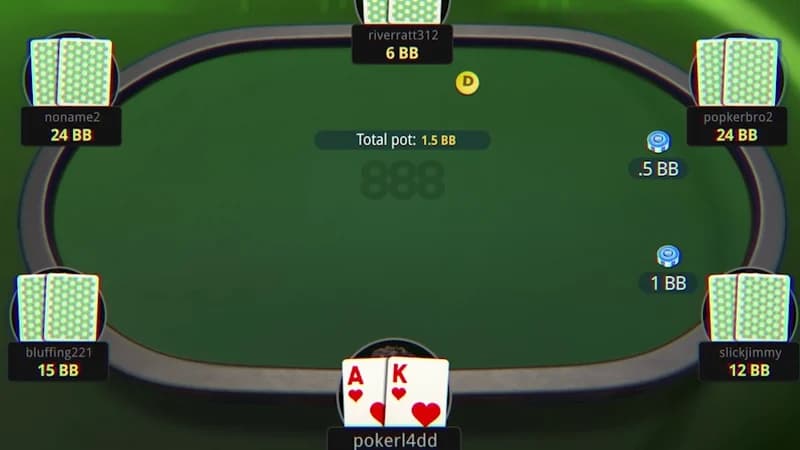 888poker เปิดตัวแบรนด์โฉมใหม่โทนสีเขีย