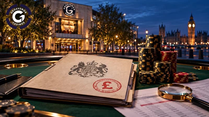 Grosvenor Casinos โดนปรับกว่า 5