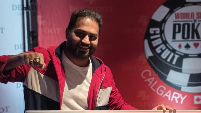 Kalyan Cheekuri คว้าแหวน WSOPC