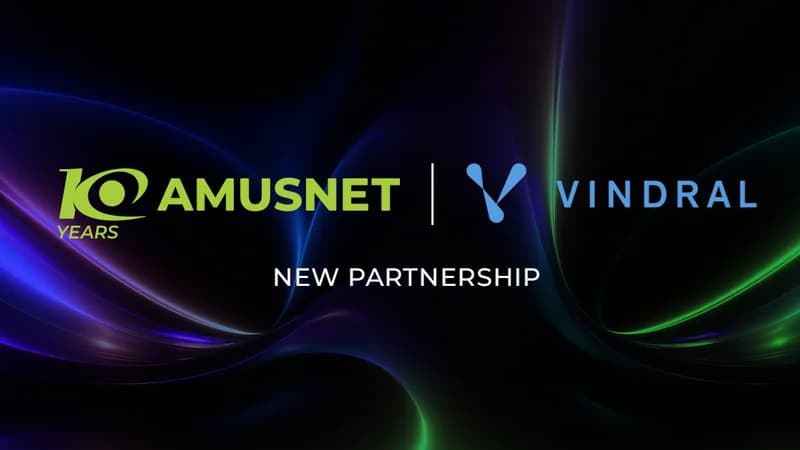 Amusnet, 라이브카지노에 Vindral 실시간 스트리밍 도입