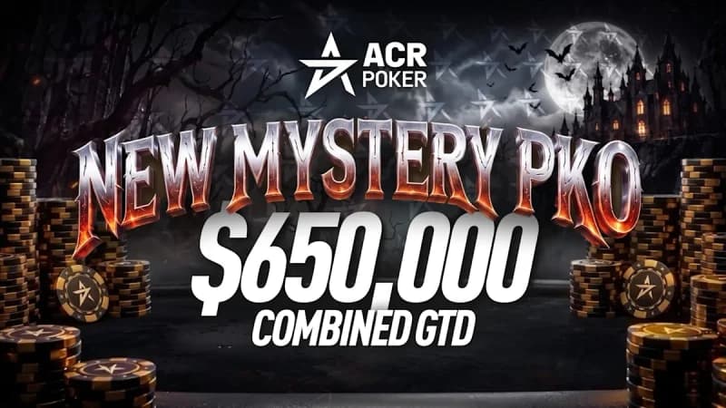 ACR扑克万圣节神秘赏金赛开打 三赛事保底65万美元