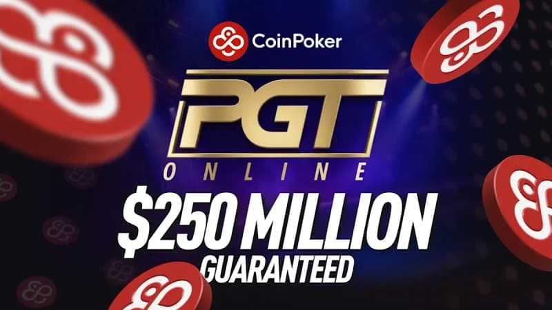 CoinPoker推出2.5亿美元保底PGT线上巡回赛