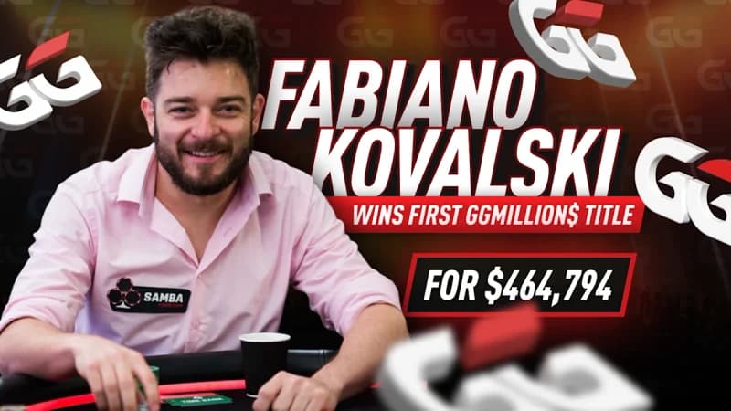 科瓦尔斯基夺GGMillion$首冠 独揽464,794美元