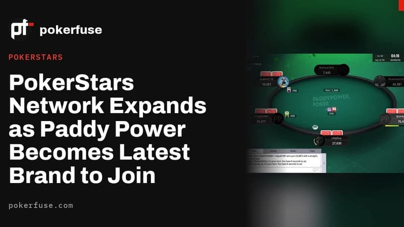 Paddy Power并入扑克之星在线扑克网络