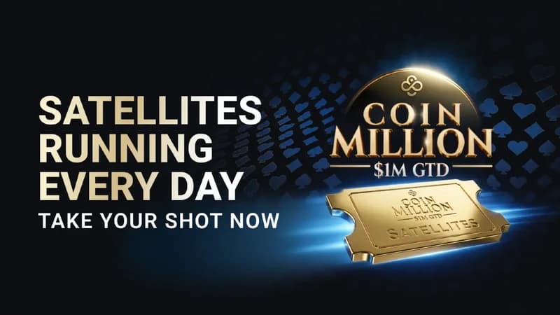 CoinPoker百万美元CoinMillion周日回归