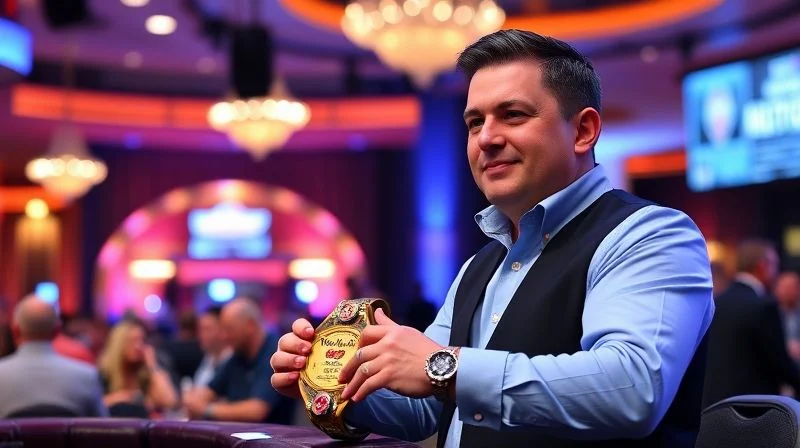 Michael Casella คว้าสายรัดข้อมือทองคำ WSOP