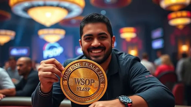 WSOP 2026：Omar Zazay 在 3000 美元无限注德州扑克赛事中斩获首条金手链