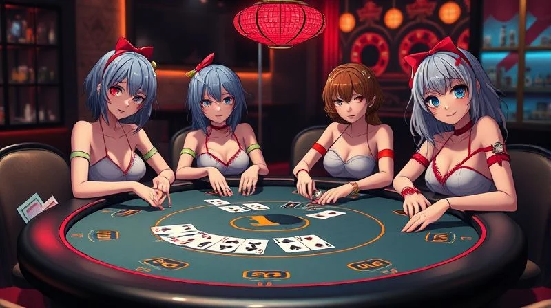 Poker Fate ร่วมมือฤดูร้อน: ชุดคอสตูมตัวละคร Texas Hold'em แอนิเมชันใหม่