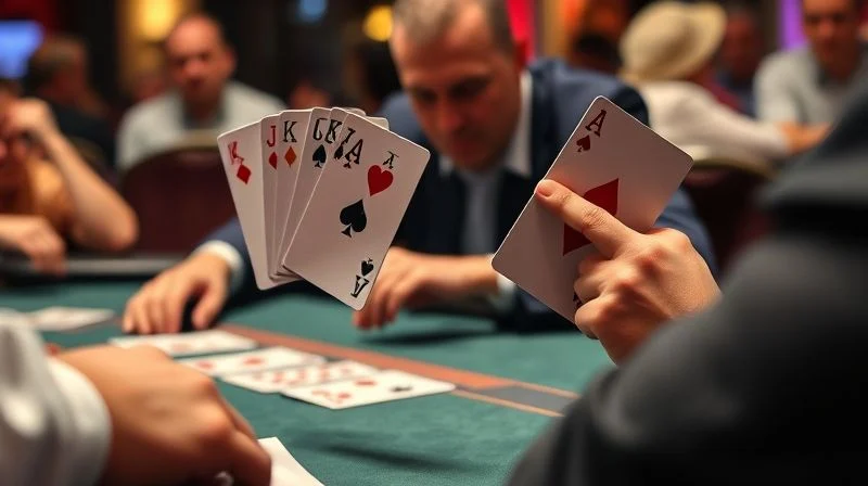 Thoát khỏi bàn chung kết MTT trực tiếp: Cách chơi bài A7 suited này?