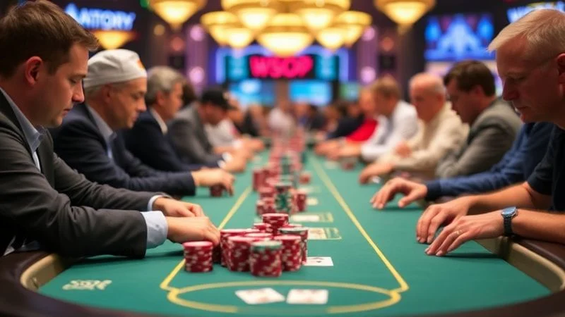 2026 WSOP主赛事第3天：筹码量公布，参赛人数逐渐减少