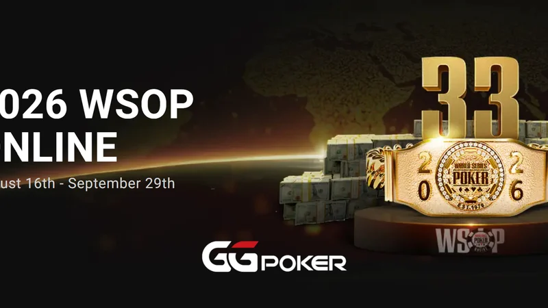WSOP Online Returns to GGPoker with 33 Bracelets Starting August 16