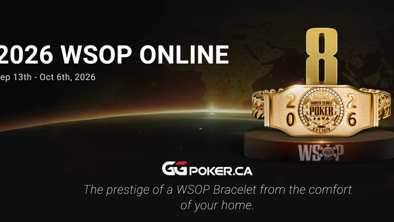 GGPoker WSOP Online Ontario กลับมา พร้อมการันตีเงินรางวัลเมนอีเวนต์ 1 ล้านดอลลาร์ ทำสถิติใหม่