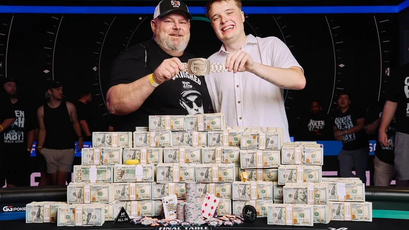 ลูคัส จูมาลอน คว้าแชมป์ WSOP Main Event 2026 ชนะ เลารี ซาสคิลาห์ติ ในเฮดส์อัพ