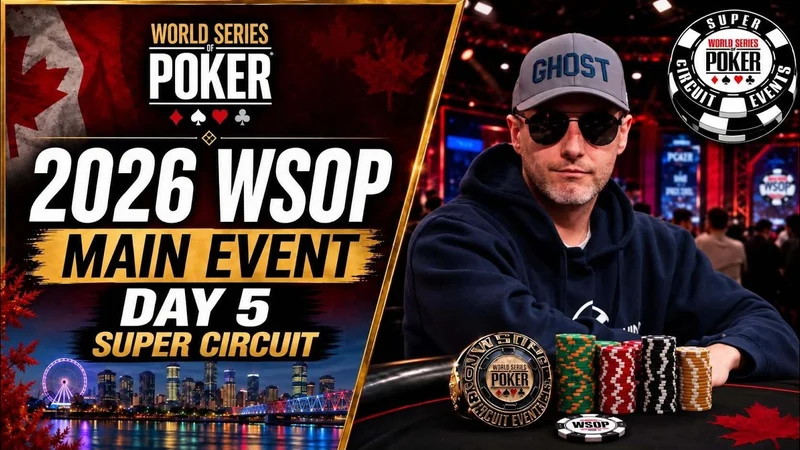 WSOP सुपर सर्किट कनाडा मेन इवेंट $5K दिन 5 में प्रवेश