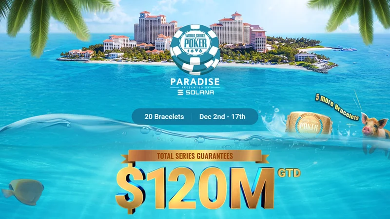 GGPokerがWSOPパラダイス・バハマへの予選パスを開放