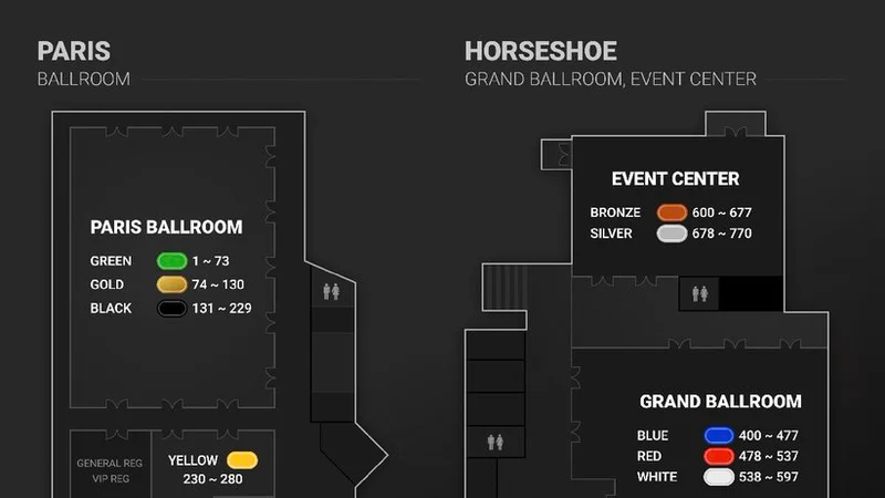 WSOP会場マップ：実は必要だった攻略ガイド