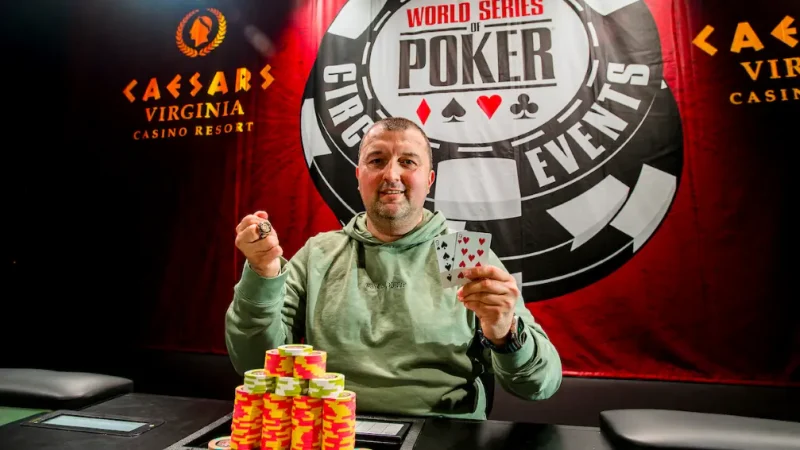 WSOP巡回赛：Valentin Lita弗吉尼亚夺金