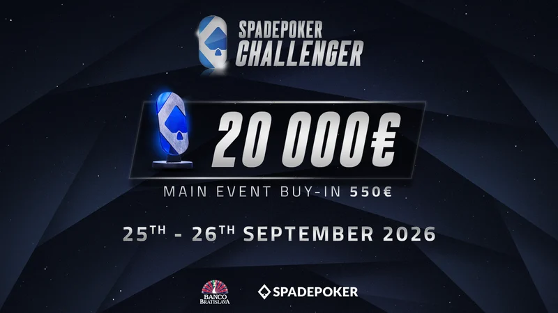 SpadePoker Challenger 第二站 2万欧元奖池
