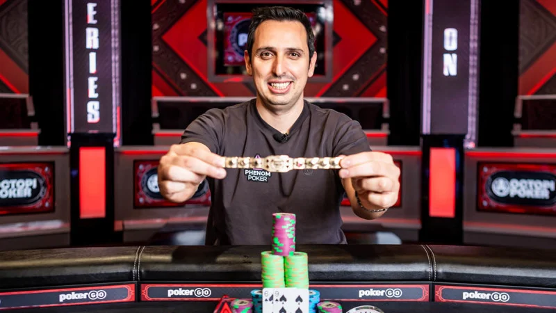Sergio Aido 再夺WSOP高额赛金手链