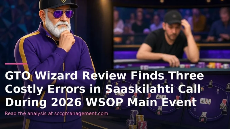 GTO Wizard复盘WSOP主赛事三次跟注失误