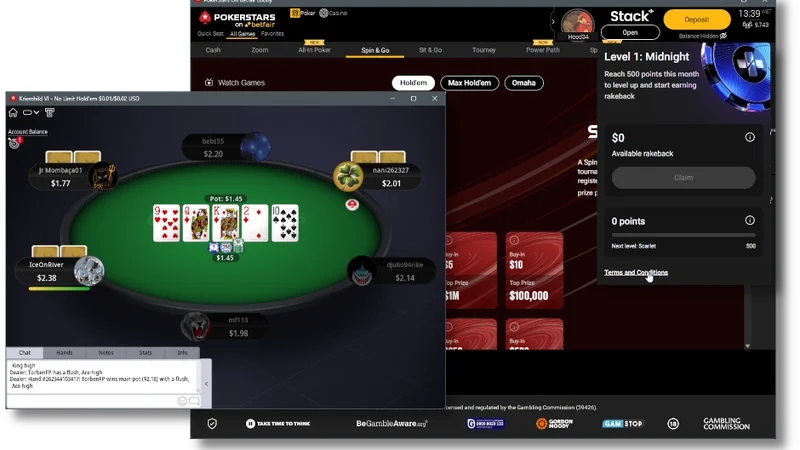 PokerStars英国站关闭，玩家转向Betfair