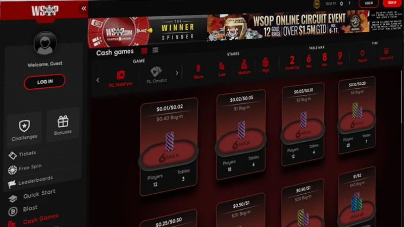 WSOP Online 将更换平台