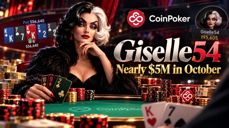 神秘账号Giselle54十月现金桌跟踪盈利近480万美元