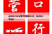 pokernow官方网站入口（poker平台）