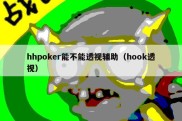 hhpoker能不能透视辅助（hook透视）