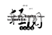 wepoker德州—键透视购买（wepoker透视脚本免费）