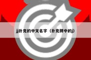 jj扑克的中文名字（扑克牌中的j）