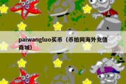 paiwangluo买币（币拍网海外充值商城）