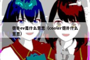 德扑ev是什么意思（cooler德扑什么意思）