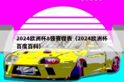 2024欧洲杯8强赛程表（2024欧洲杯百度百科）